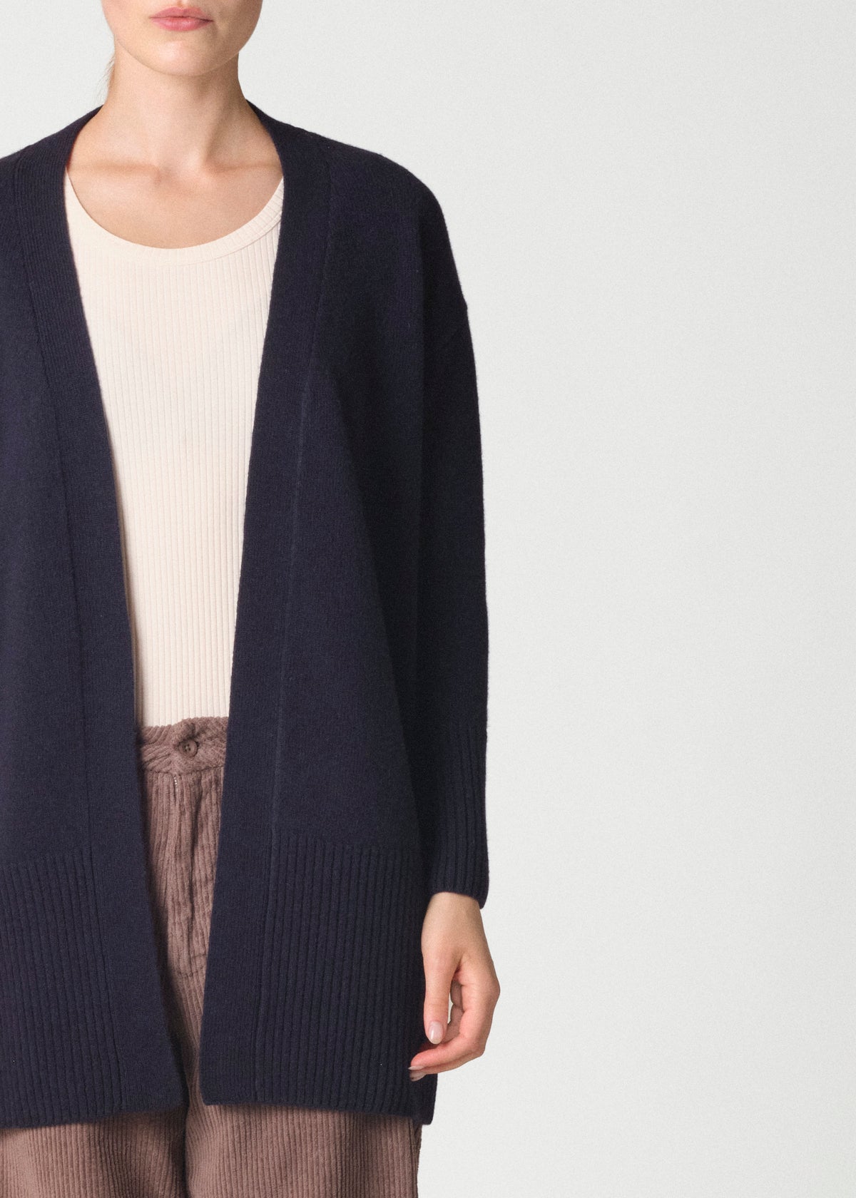 Klitmøller Collective ApS Rosemarie knit cardigan Knitted sweaters Navy