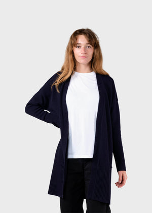 Klitmøller Collective ApS Rosemarie knit cardigan Knitted sweaters Navy