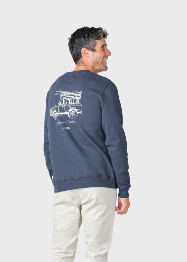 Klitmøller Collective ApS Samuel sweat Sweatshirts Navy