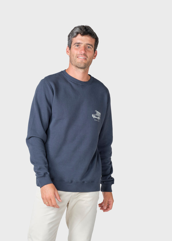 Klitmøller Collective ApS Samuel sweat Sweatshirts Navy