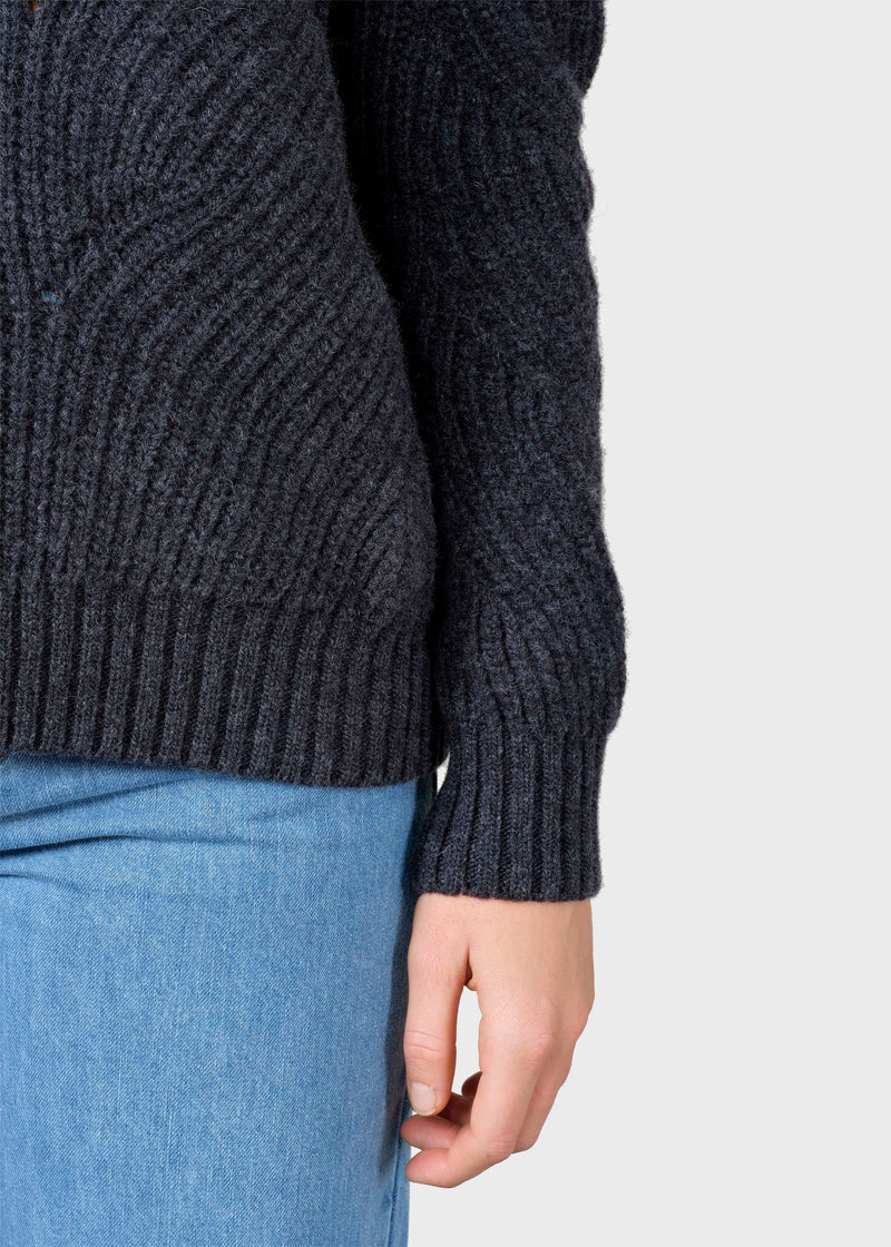 Klitmøller Collective ApS Sanna knit Knitted sweaters Anthracite