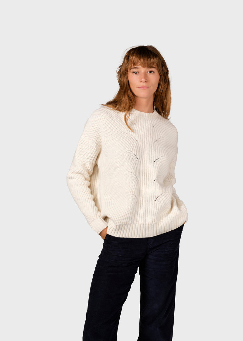 Klitmøller Collective ApS Sanna knit Knitted sweaters Cream