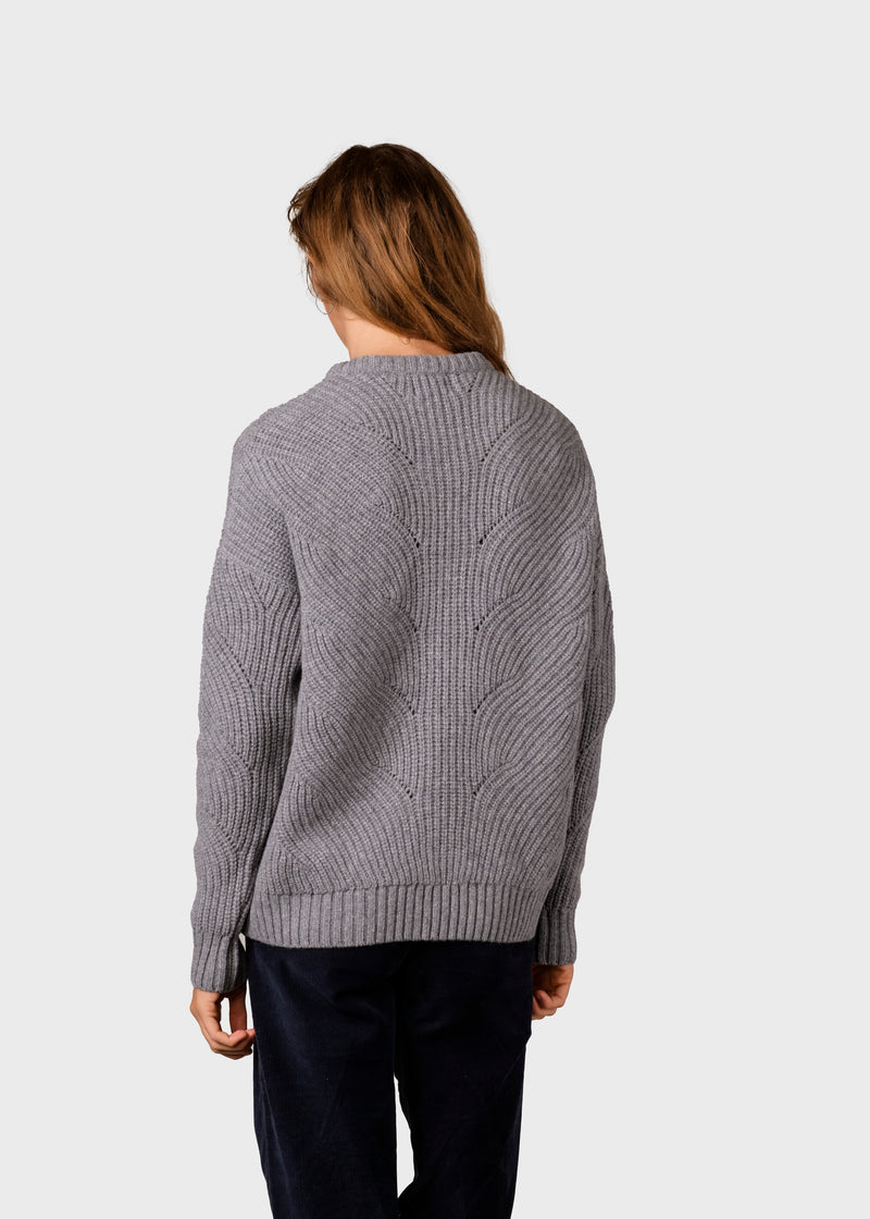 Klitmøller Collective ApS Sanna knit Knitted sweaters Light grey
