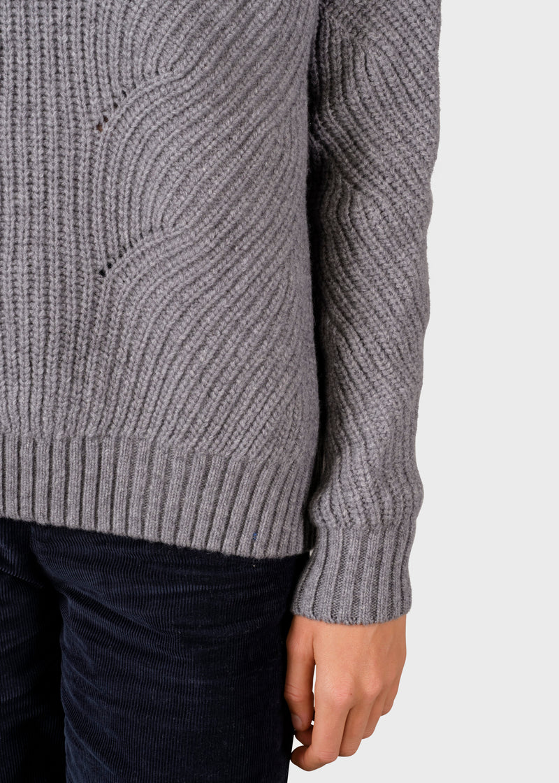 Klitmøller Collective ApS Sanna knit Knitted sweaters Light grey