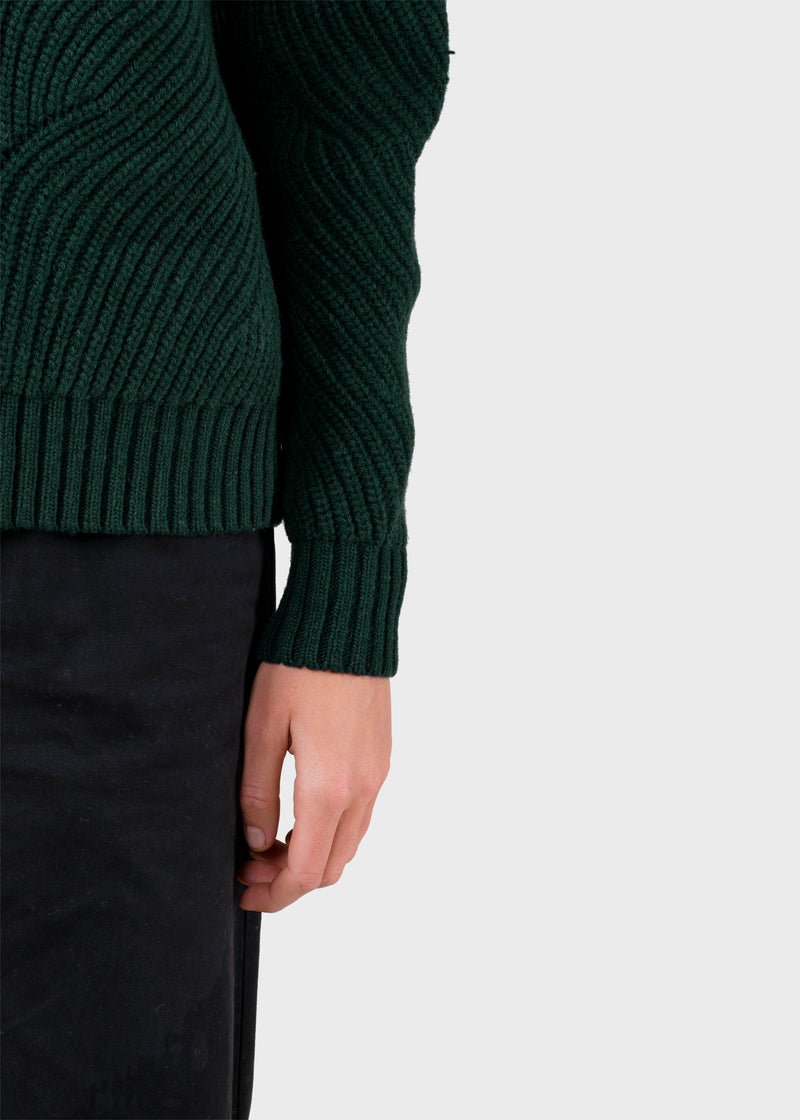 Klitmøller Collective ApS Sanna knit Knitted sweaters Moss Green