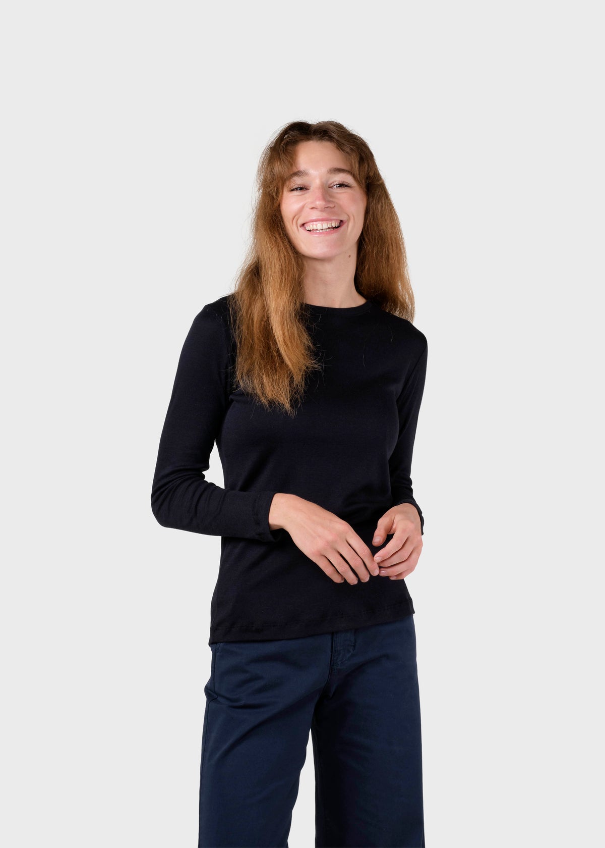 Klitmøller Collective ApS Selma LS tee OCS T-Shirts Black