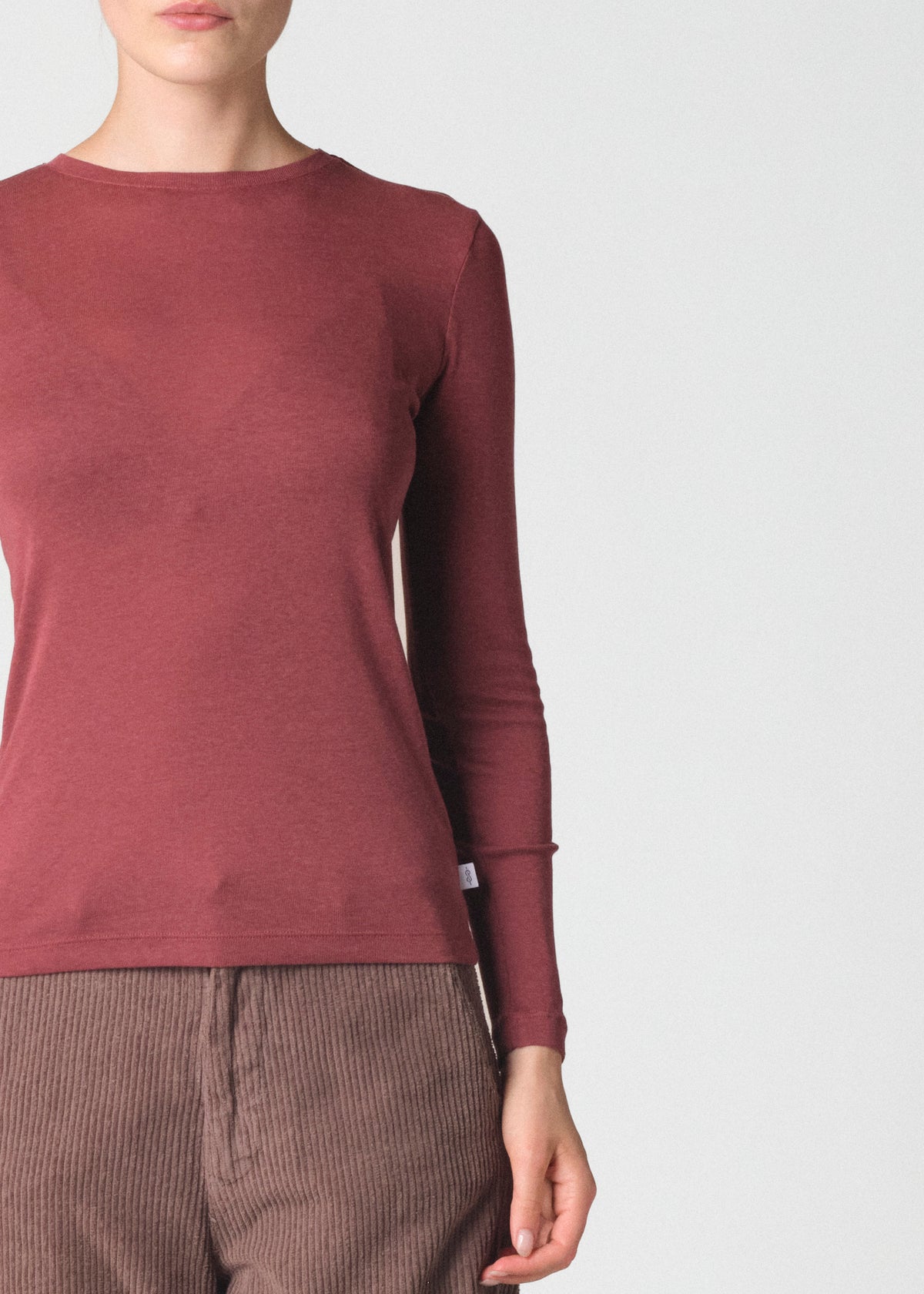 Klitmøller Collective ApS Selma LS tee OCS T-Shirts Burgundy