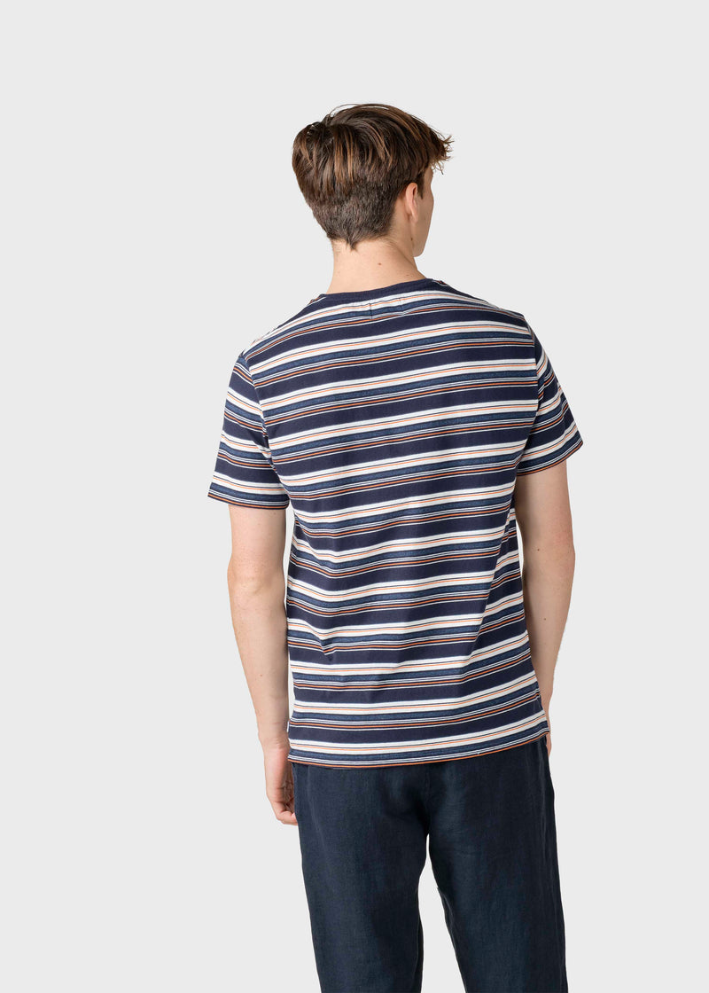 Klitmøller Collective ApS Serge tee  T-Shirts Navy tones