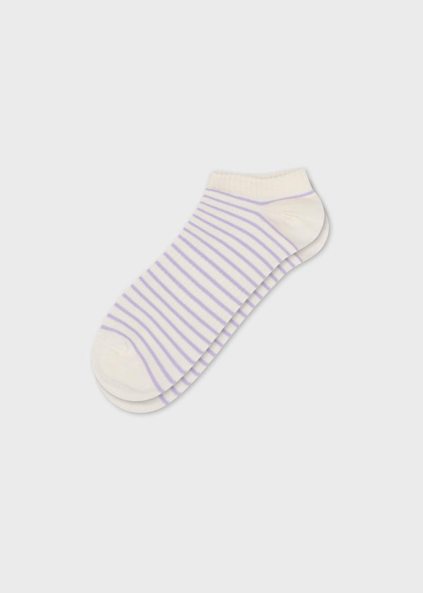 Klitmøller Collective ApS Short sock  Socks Cream/lilac