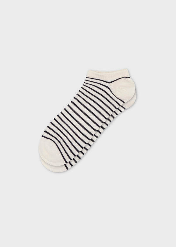 Klitmøller Collective ApS Short sock  Socks Cream/navy