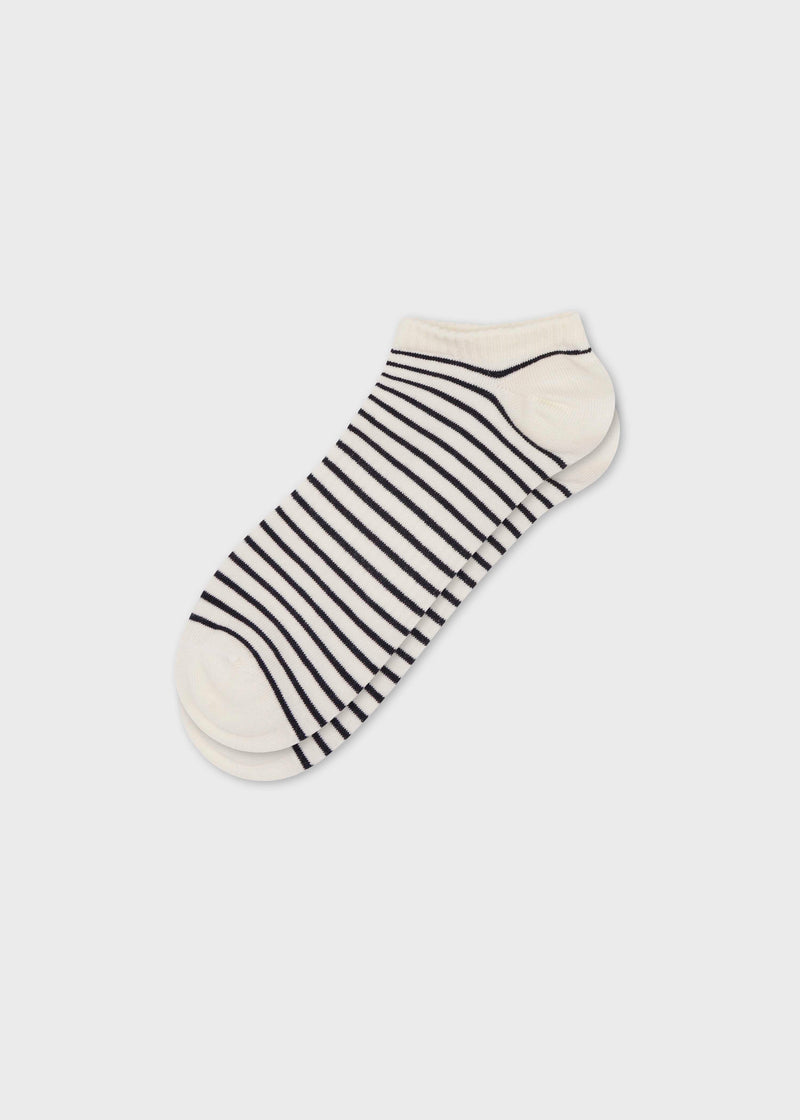 Klitmøller Collective ApS Short sock  Socks Cream/navy