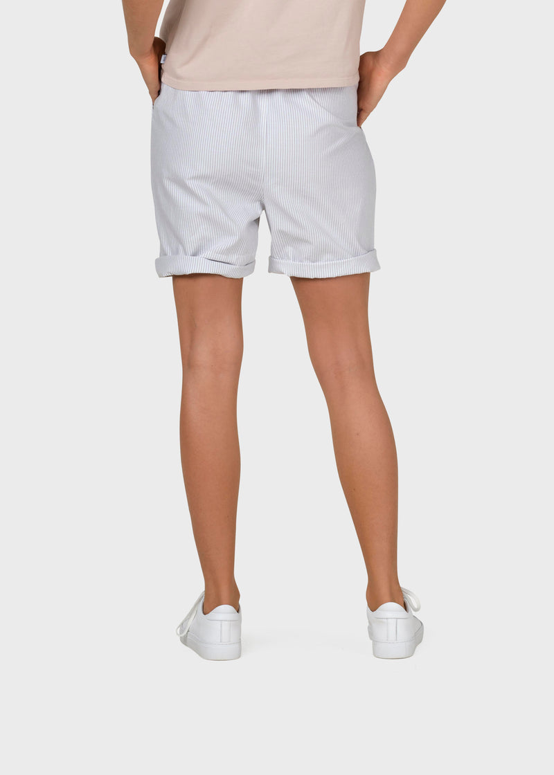Klitmøller Collective ApS Sidse striped shorts Walkshorts White/sand