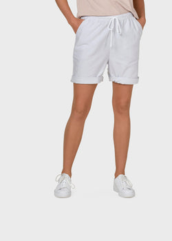 Klitmøller Collective ApS Sidse striped shorts Walkshorts White/sand