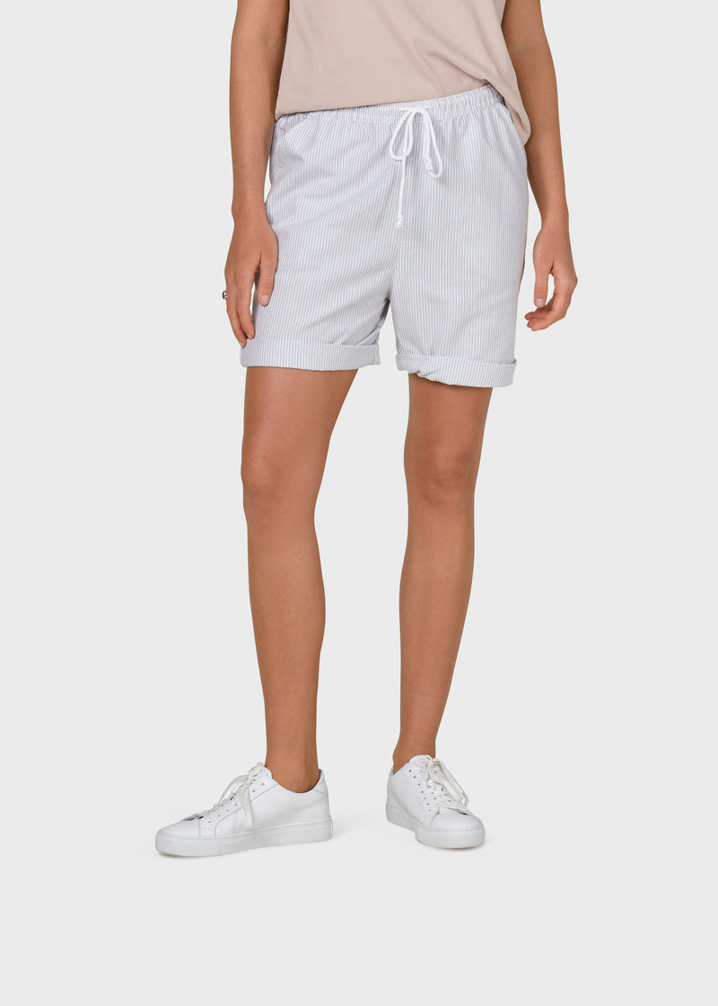 Klitmøller Collective ApS Sidse striped shorts  Walkshorts White/sand