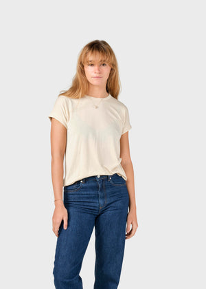 Klitmøller Collective ApS Sigrid tee T-Shirts Pastel sand