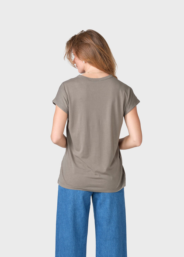 Klitmøller Collective ApS Sigrid tee T-Shirts Taupe