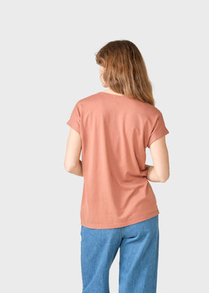 Klitmøller Collective ApS Sigrid tee OCS T-Shirts Burnt Sienna