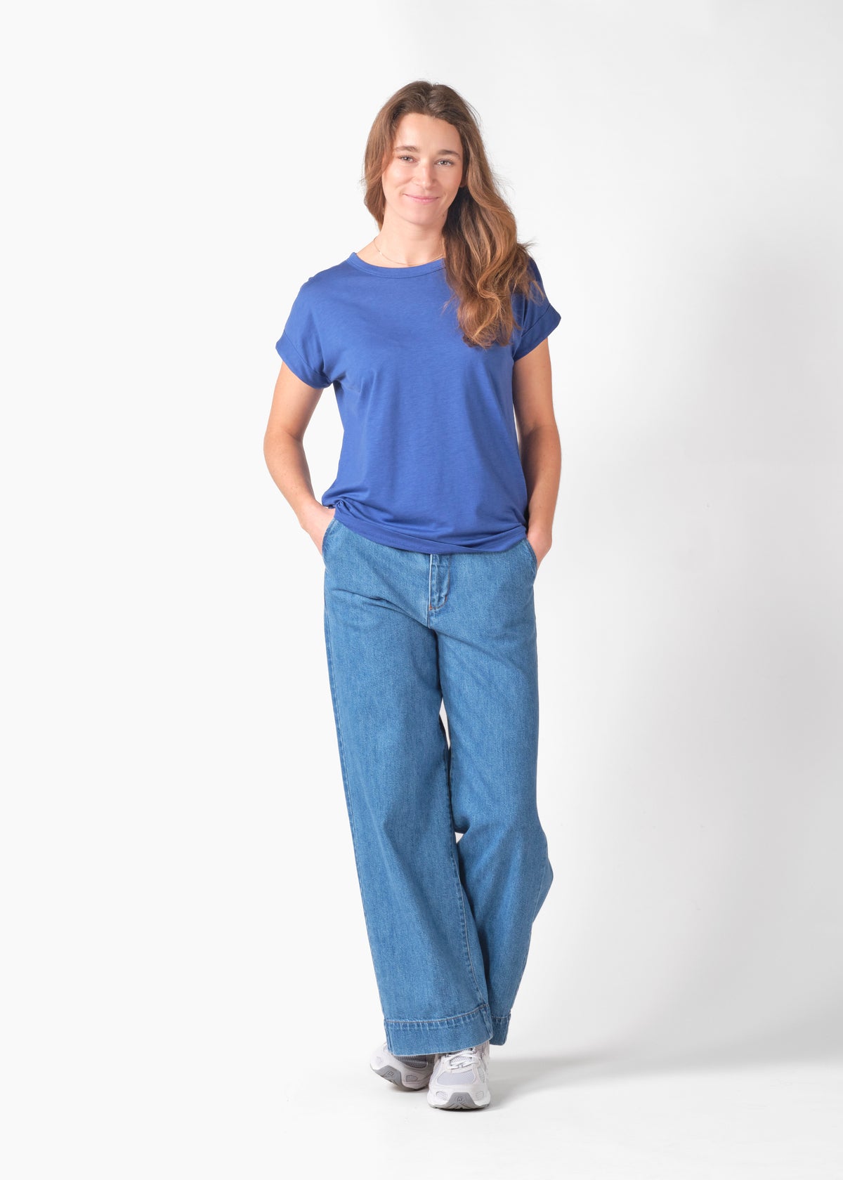 Klitmøller Collective ApS Sigrid tee OCS T-Shirts Surf blue