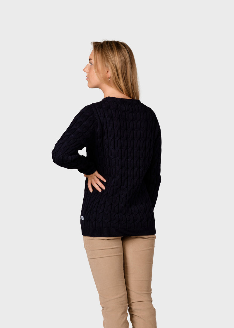 Klitmøller Collective ApS Sika Knit Knitted sweaters Navy