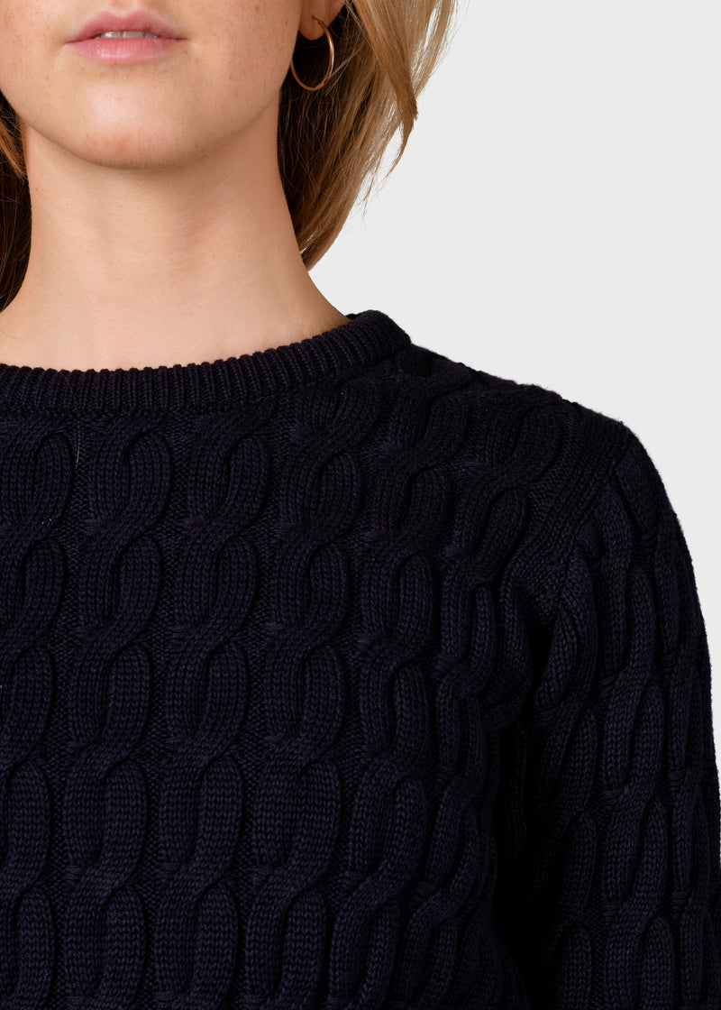 Klitmøller Collective ApS Sika Knit Knitted sweaters Navy