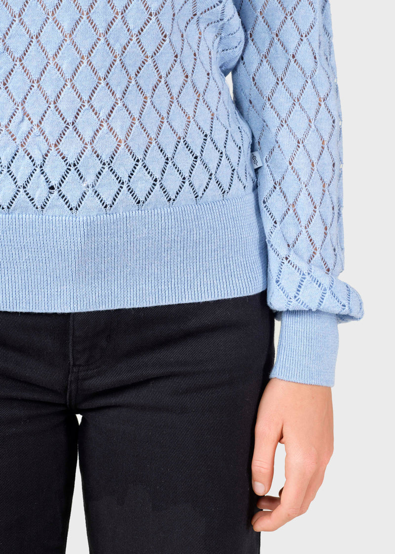 Klitmøller Collective ApS Sille knit  Knitted sweaters Light blue