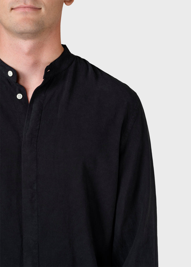Klitmøller Collective ApS Simon lyocell shirt Shirts Black