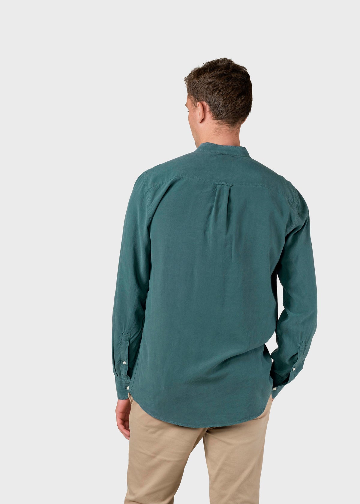 Klitmøller Collective ApS Simon lyocell shirt Shirts Moss Green