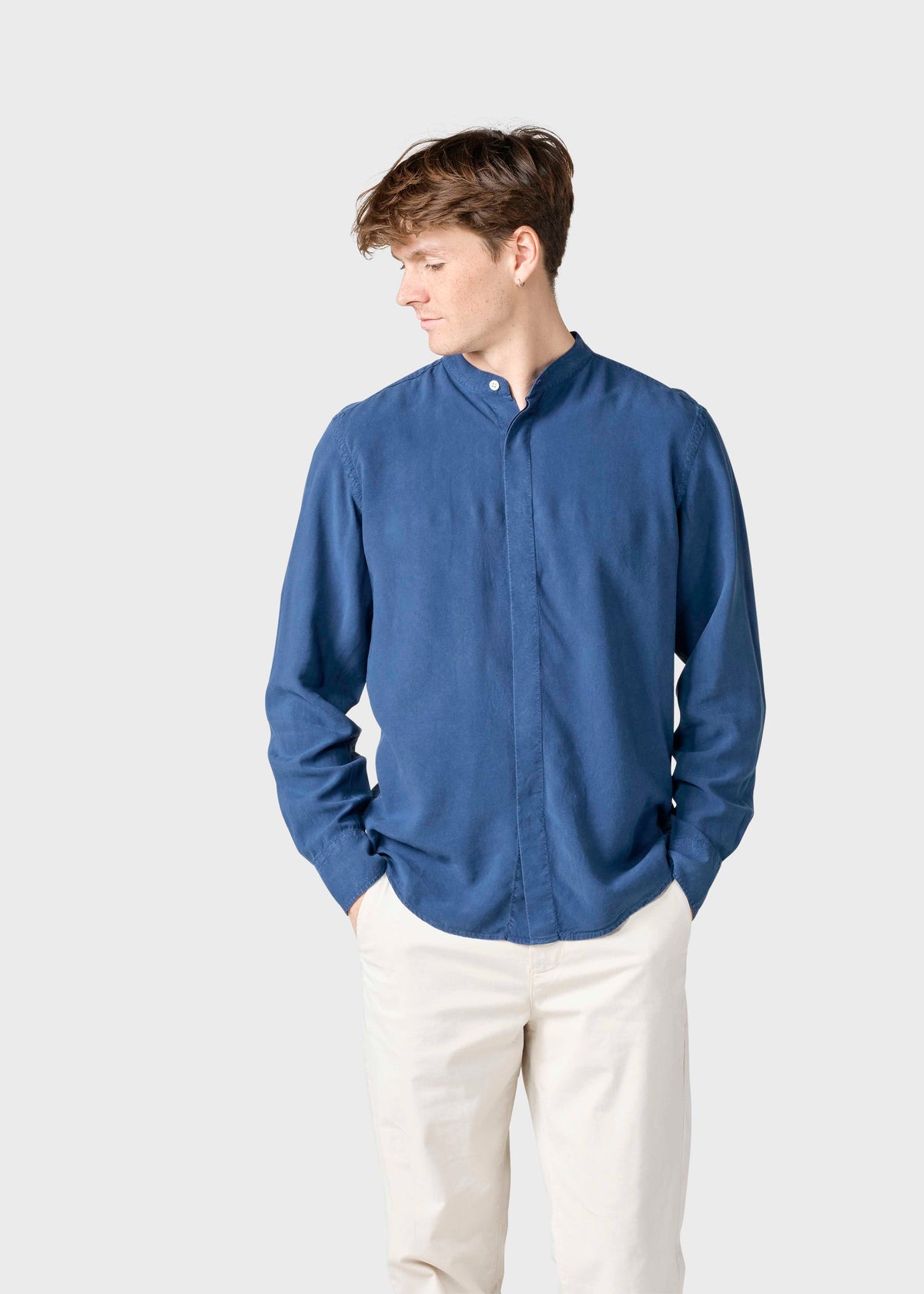 Klitmøller Collective ApS Simon lyocell shirt Shirts Ocean