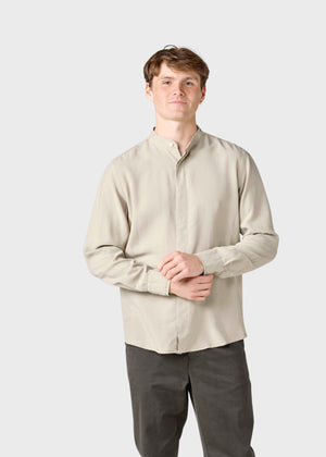 Klitmøller Collective ApS Simon lyocell shirt Shirts Sand