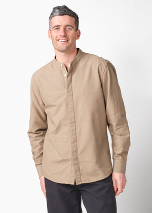 Klitmøller Collective ApS Simon shirt GOTS Shirts Cashew