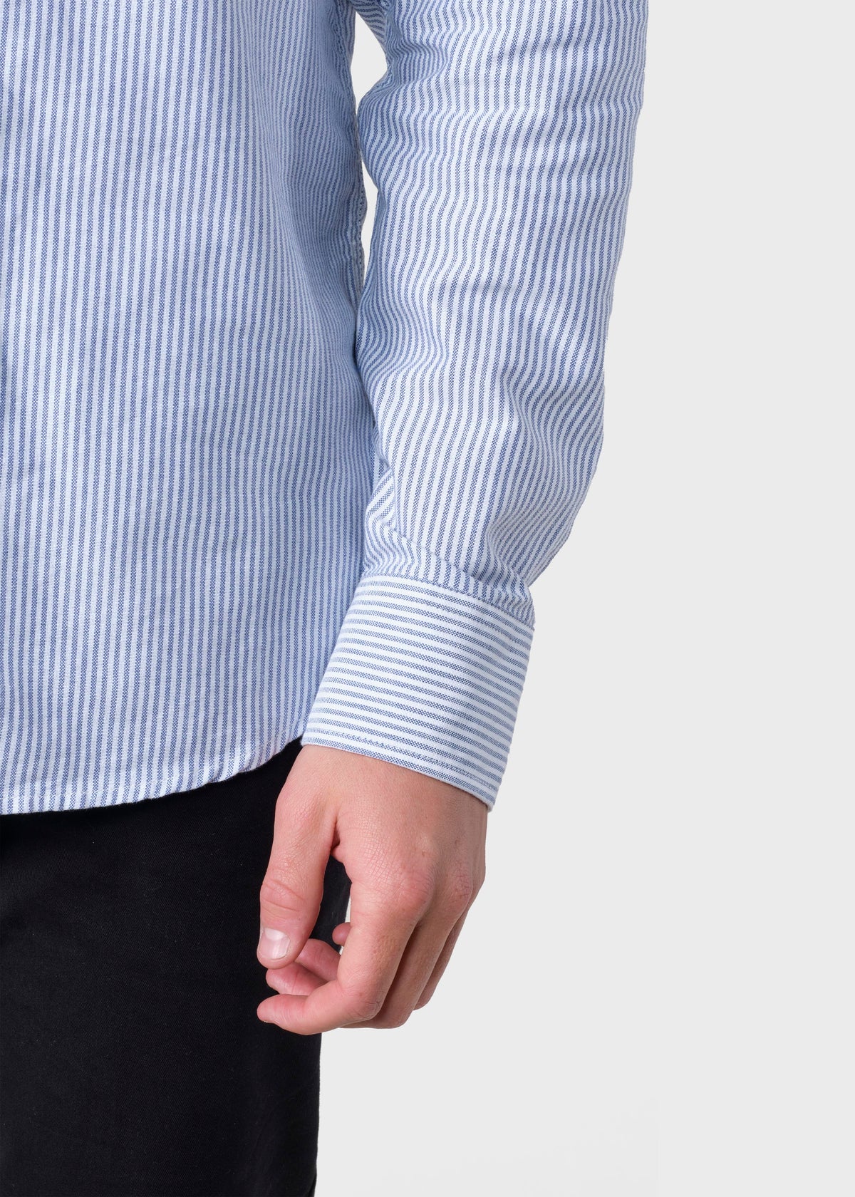 Klitmøller Collective ApS Simon striped shirt Shirts White/navy