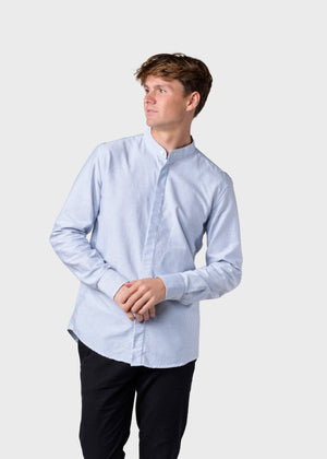 Klitmøller Collective ApS Simon striped shirt Shirts White/navy