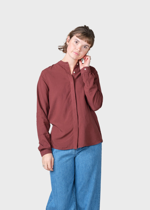 Klitmøller Collective ApS Simone shirt Shirts Burgundy