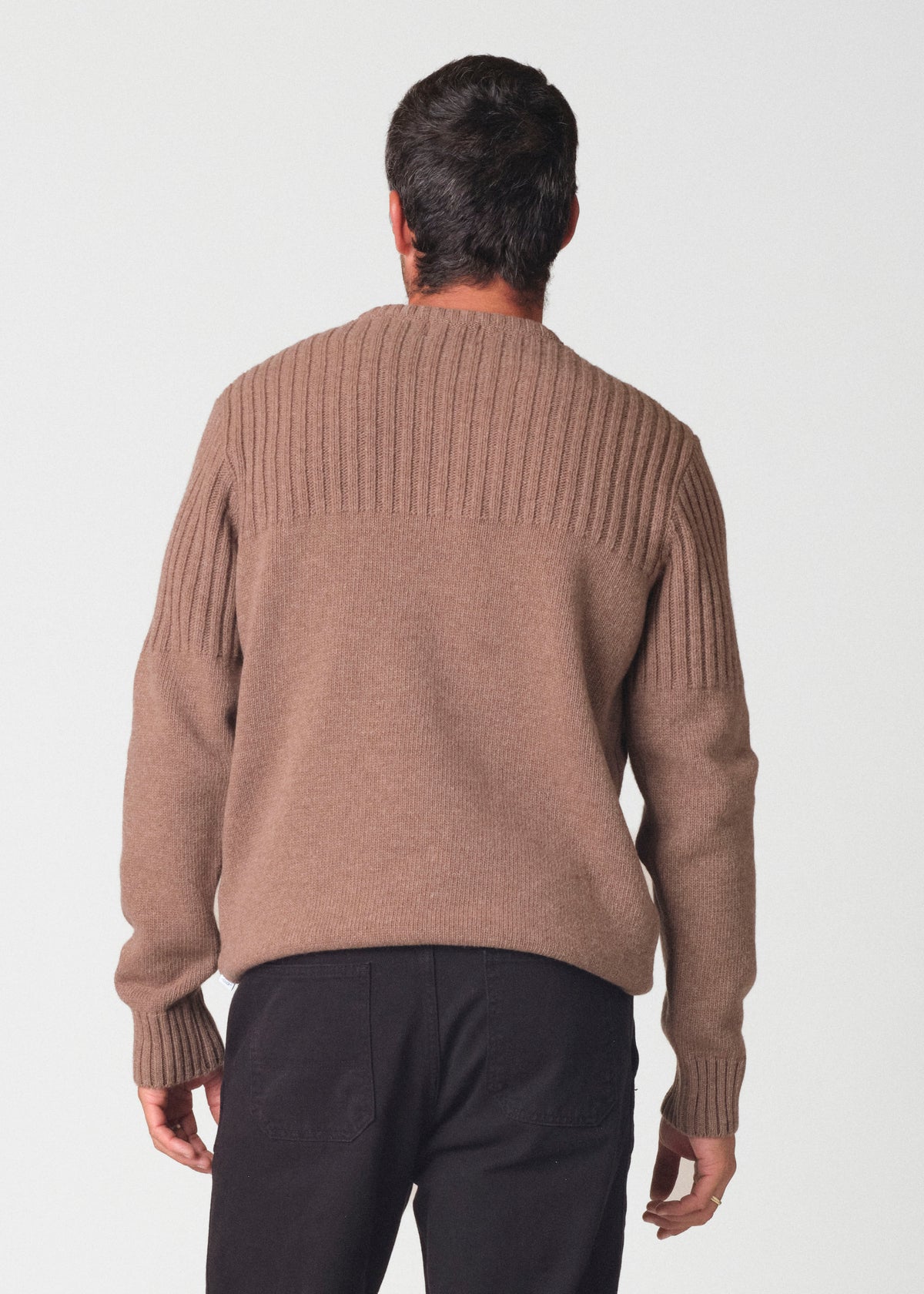 Klitmøller Collective ApS Søren knit Knitted sweaters Cashew