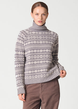 Klitmøller Collective ApS Sofie knit Knitted sweaters Light grey/cream