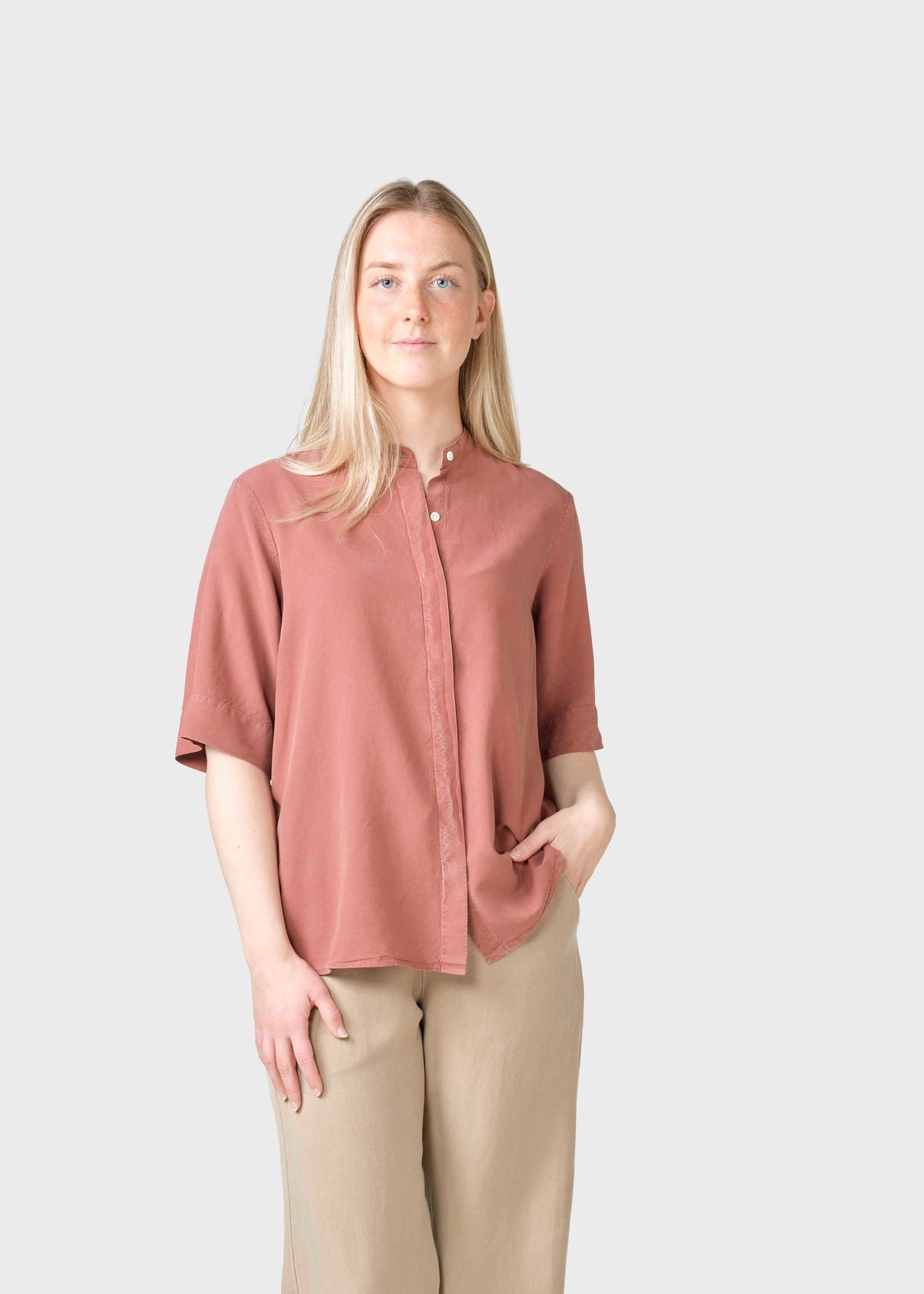 Klitmøller Collective ApS Solrun shirt Shirts Burnt Sienna