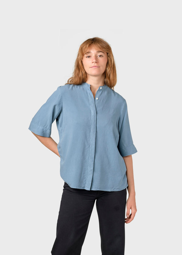 Klitmøller Collective ApS Solrun shirt  Shirts Sky blue