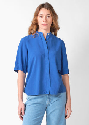 Klitmøller Collective ApS Solrun shirt  Shirts Surf blue