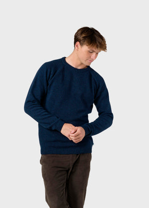 Klitmøller Collective ApS Stian knit  Knitted sweaters Navy