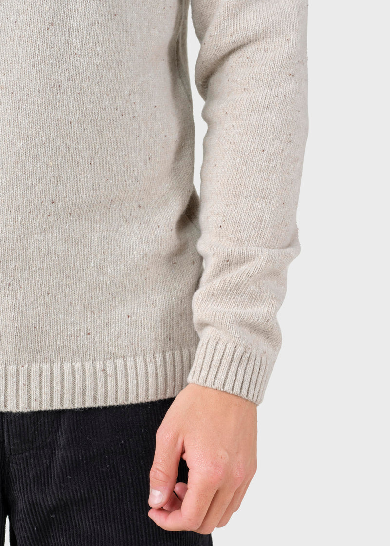 Klitmøller Collective ApS Stian knit  Knitted sweaters Pastel sand