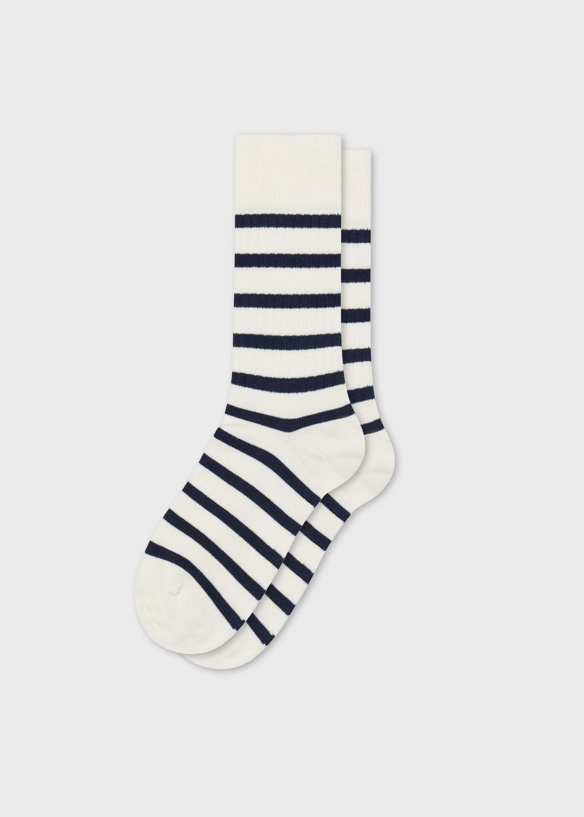 Klitmøller Collective ApS Stripe sock Socks Cream/ocean