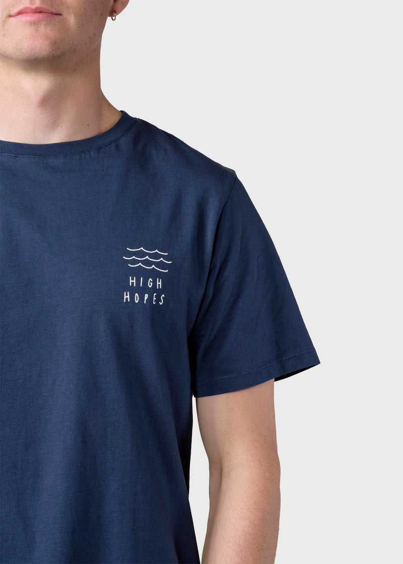 Klitmøller Collective ApS Sture tee T-Shirts Deep blue