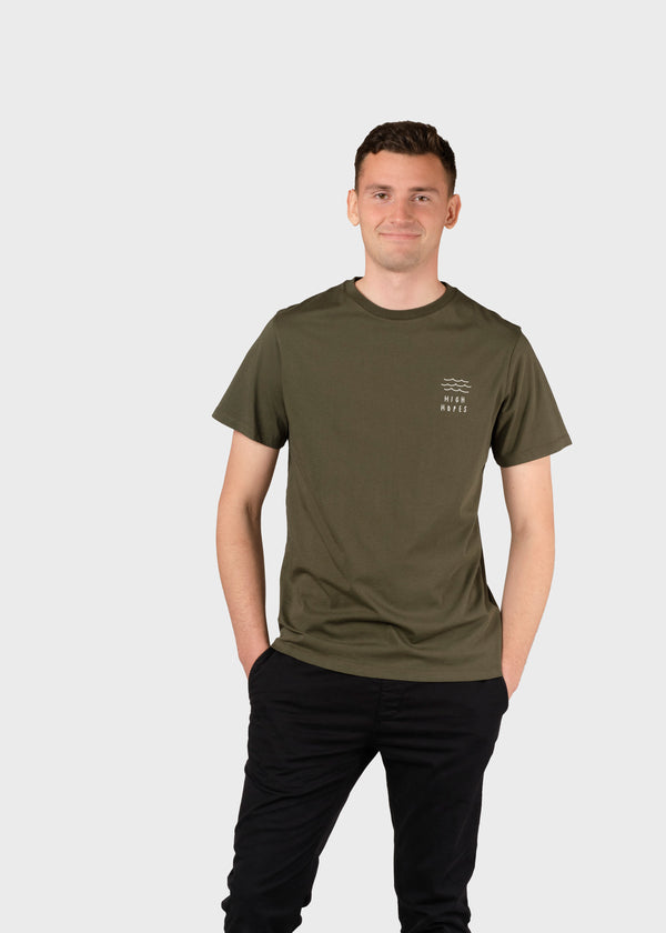 Klitmøller Collective ApS Sture tee T-Shirts Olive