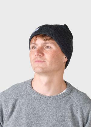 Klitmøller Collective ApS Tall beanie  Beanies Anthracite