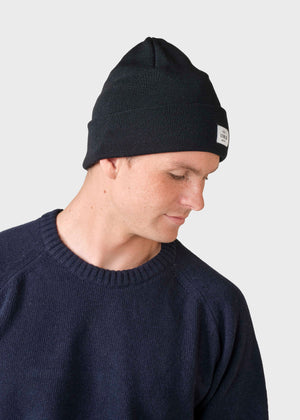 Klitmøller Collective ApS Tall beanie  Beanies Black