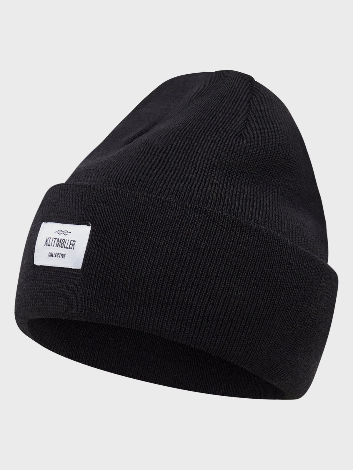 Klitmøller Collective ApS Tall beanie  Beanies Black