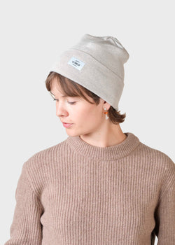 Klitmøller Collective ApS Tall beanie  Beanies Pastel grey