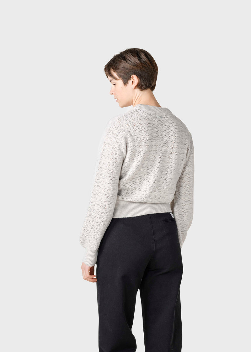 Klitmøller Collective ApS Tanja knit  Knitted sweaters Pastel grey