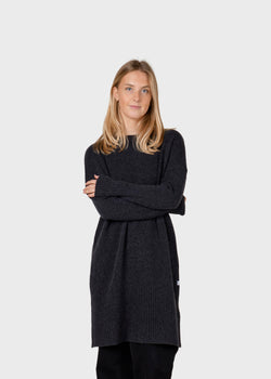 Klitmøller Collective ApS Thea Knit dress Knitted sweaters Anthracite