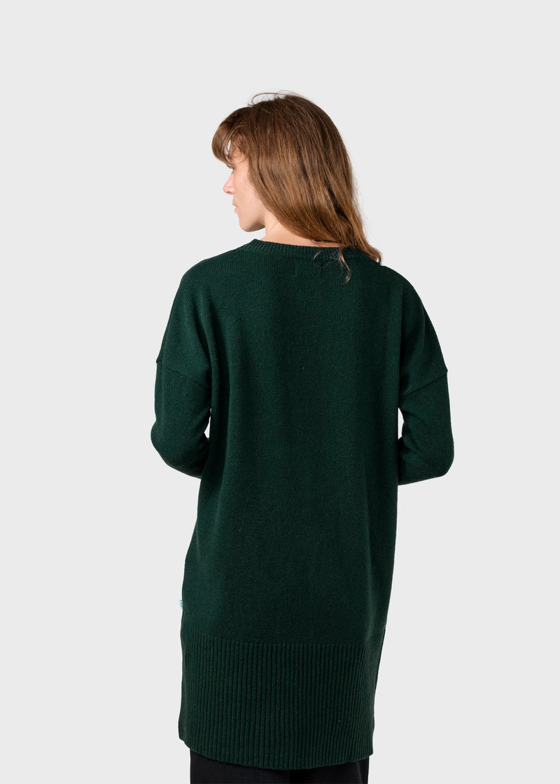 Klitmøller Collective ApS Thea Knit dress Knitted sweaters Moss Green